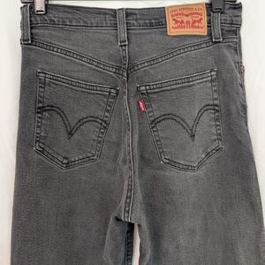 Levi's Women's Charcoal Straight Leg Jeans